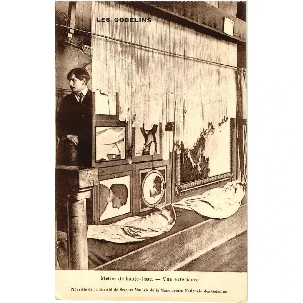 Metier De Haute Lisse Vue Exterieure Postcard
